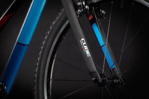 Велосипед cube reaction 240 sl black-blue-red 2021