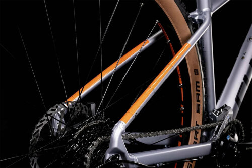 Велосипед 2022 Cube Aim Race 27.5 silver´n´orange (2022)