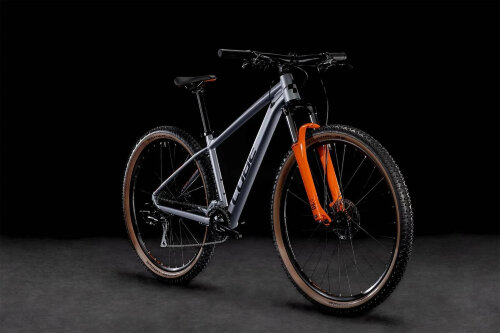 Велосипед 2022 Cube Aim Race 27.5 silver´n´orange (2022)