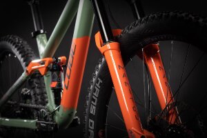 Велосипед cube stereo 240 pro olive-orange 2021