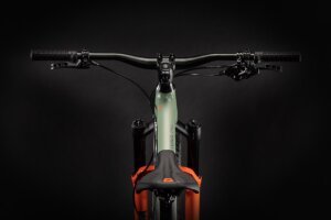 Велосипед cube stereo 240 pro olive-orange 2021