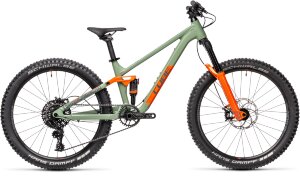 Велосипед cube stereo 240 pro olive-orange 2021