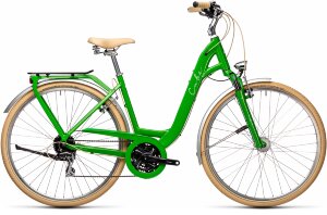 Велосипед cube ella ride applegreen-white easy entry 2021