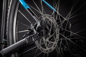 Велосипед cube aim pro 27.5 black-blue 2021