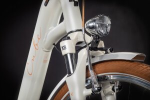 Велосипед cube ella cruise cream-orange easy entry 2021