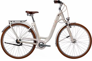 Велосипед cube ella cruise cream-orange easy entry 2021