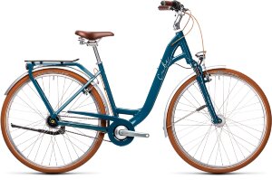 Велосипед cube ella cruise petrol-grey easy entry 2021