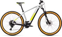 Велосипед cube reaction hybrid pro 500 29 grey-yellow 2021