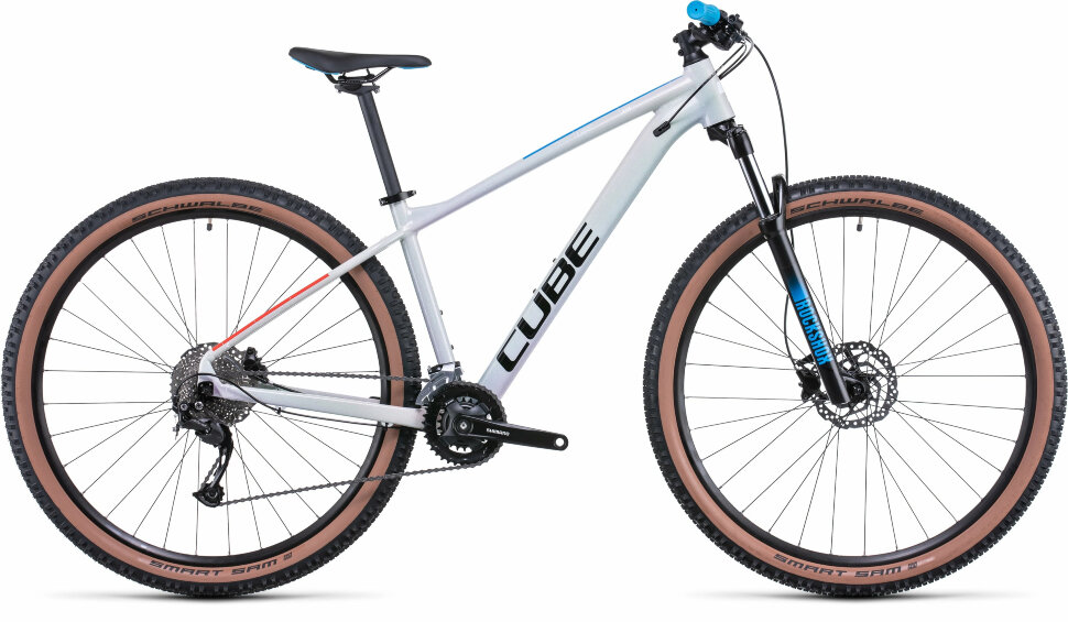 Cube Aim SL 29 prismagrey n blue n red 2022
