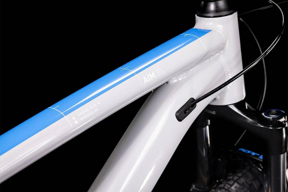 Cube Aim SL 29 prismagrey n blue n red 2022