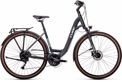 Велосипед cube touring exc иридий-белый easy entry 2021