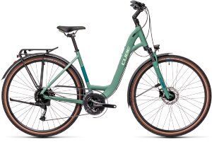 Велосипед cube touring exc greenblue-bluegreen easy entry 2021