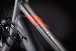 Велосипед cube travel iridium-red trapeze 2021