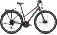 Велосипед cube travel iridium-red trapeze 2021