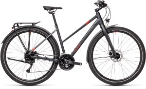 Велосипед cube travel iridium-red trapeze 2021