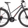 Велосипед cube travel иридий-красный trapeze 2021