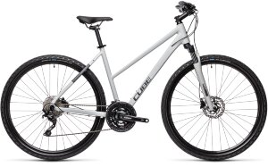 Велосипед cube nature pro grey-iridium trapeze 2021