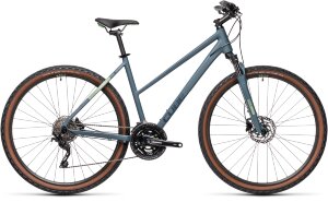 Велосипед cube nature pro blue-green trapeze 2021