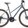 Велосипед cube nature pro сине-зеленый trapeze 2021