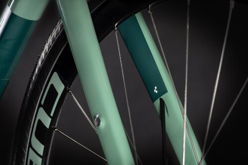 Велосипед cube sl road pro серо-зеленый trapeze 2021