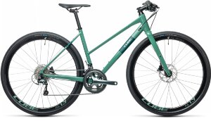 Велосипед cube sl road pro greygreen-green trapeze 2021