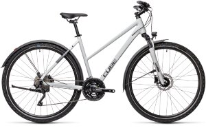 Велосипед cube nature pro allroad grey-iridium trapeze 2021
