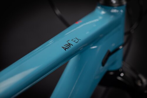 Велосипед cube aim ex 27.5 сине-красный 2021