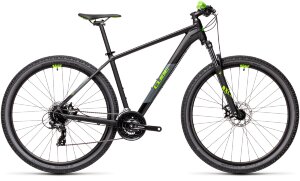 Велосипед cube aim 29 black-green 2021