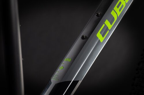 Велосипед cube aim 27.5 черно-зеленый 2021