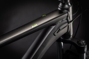 Велосипед cube aim 27.5 black-green 2021