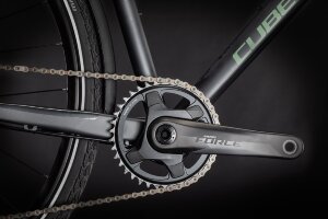 Велосипед cube travel sport iridium-green trapeze 2021