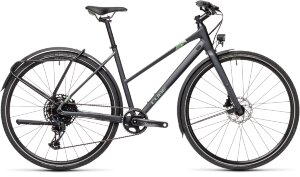 Велосипед cube travel sport iridium-green trapeze 2021
