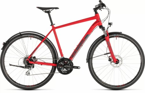 Велосипед cube nature allroad red \ grey(2019)