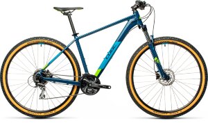 Велосипед cube aim race 29 blueberry-lime 2021