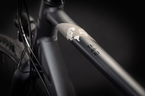 Велосипед cube travel sl иридий-серебро trapeze 2021