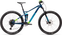 Велосипед cube stereo 120 pro 29 blueberry-green 2021