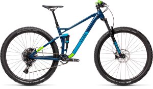 Велосипед cube stereo 120 pro 29 blueberry-green 2021