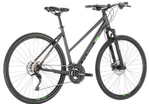 Велосипед cube cross pro iridium \ green \ trapez (2019) 