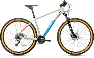 Велосипед cube aim sl teamline edition 29 grey-blue-red 2021