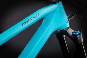 Велосипед cube stereo 140 hpc race 27.5 petrol-red 2021