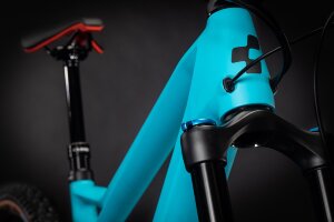 Велосипед cube stereo 140 hpc race 27.5 petrol-red 2021