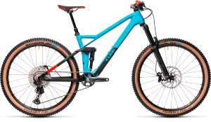 Велосипед cube stereo 140 hpc race 27.5 petrol-red 2021