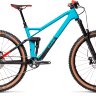Велосипед cube stereo 140 hpc race 27.5 бензиново-красный 2021