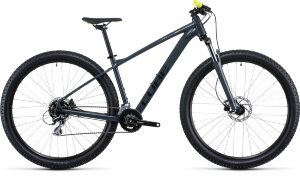 Велосипед 2022 Cube Aim Pro 27.5 grey´n´flashyellow (2022)
