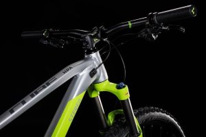 Велосипед cube stereo 120 pro 29 silver \ green (2019)