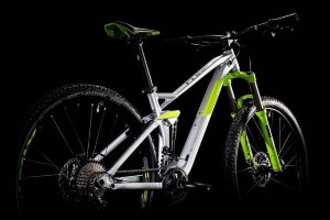 Велосипед cube stereo 120 pro 29 silver \ green (2019)