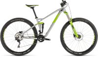 Велосипед cube stereo 120 pro 29 silver \ green (2019)