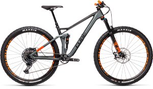 Велосипед cube stereo 120 hpc tm 29 flashgrey-orange 2021