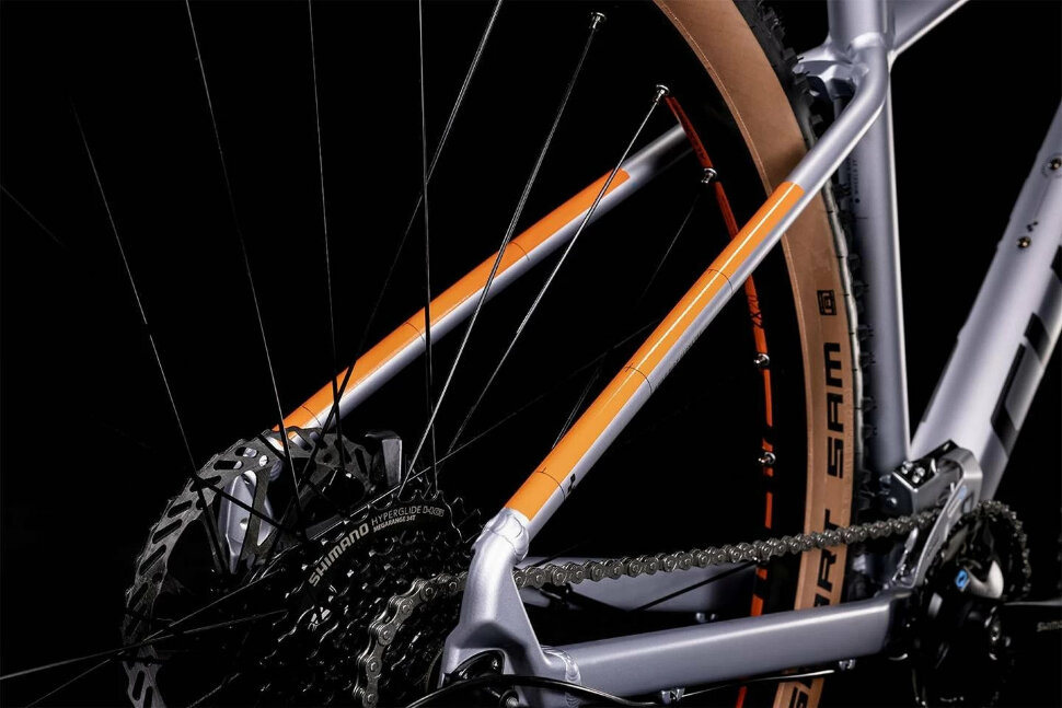 2022 Cube Aim Race 29 Silver N Orange 2022