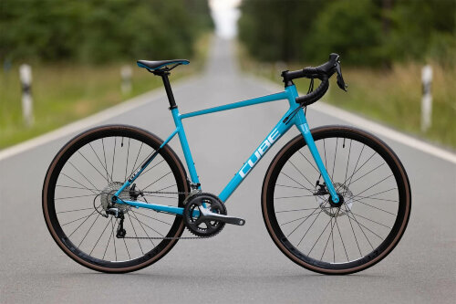 Велосипед Cube Attain Race skyblue´n´black (2022)